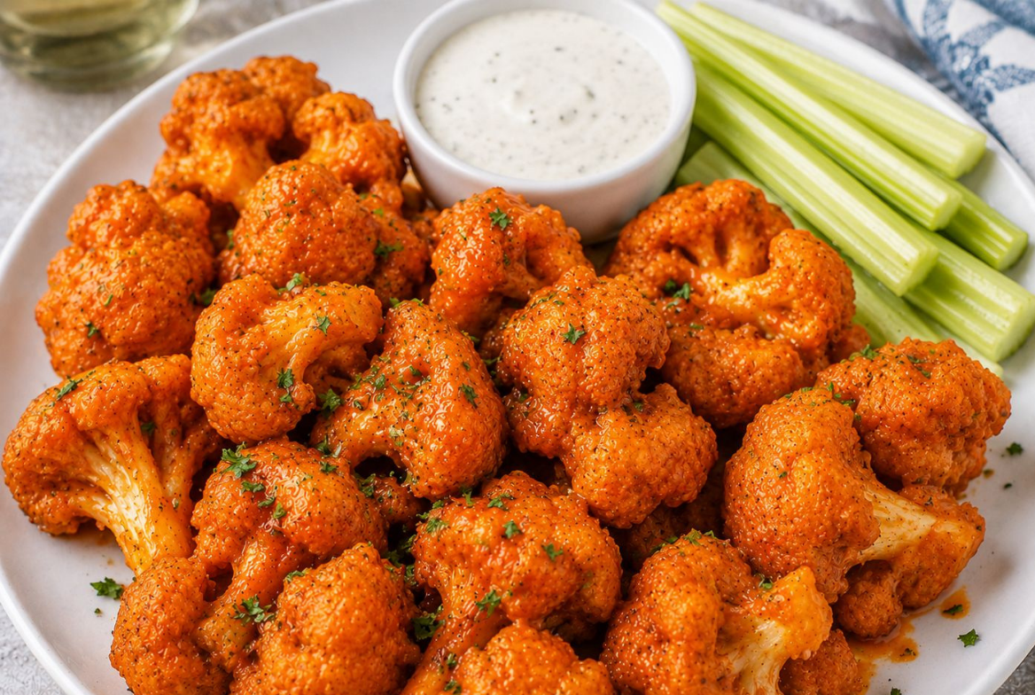 Crispy Buffalo Cauliflower